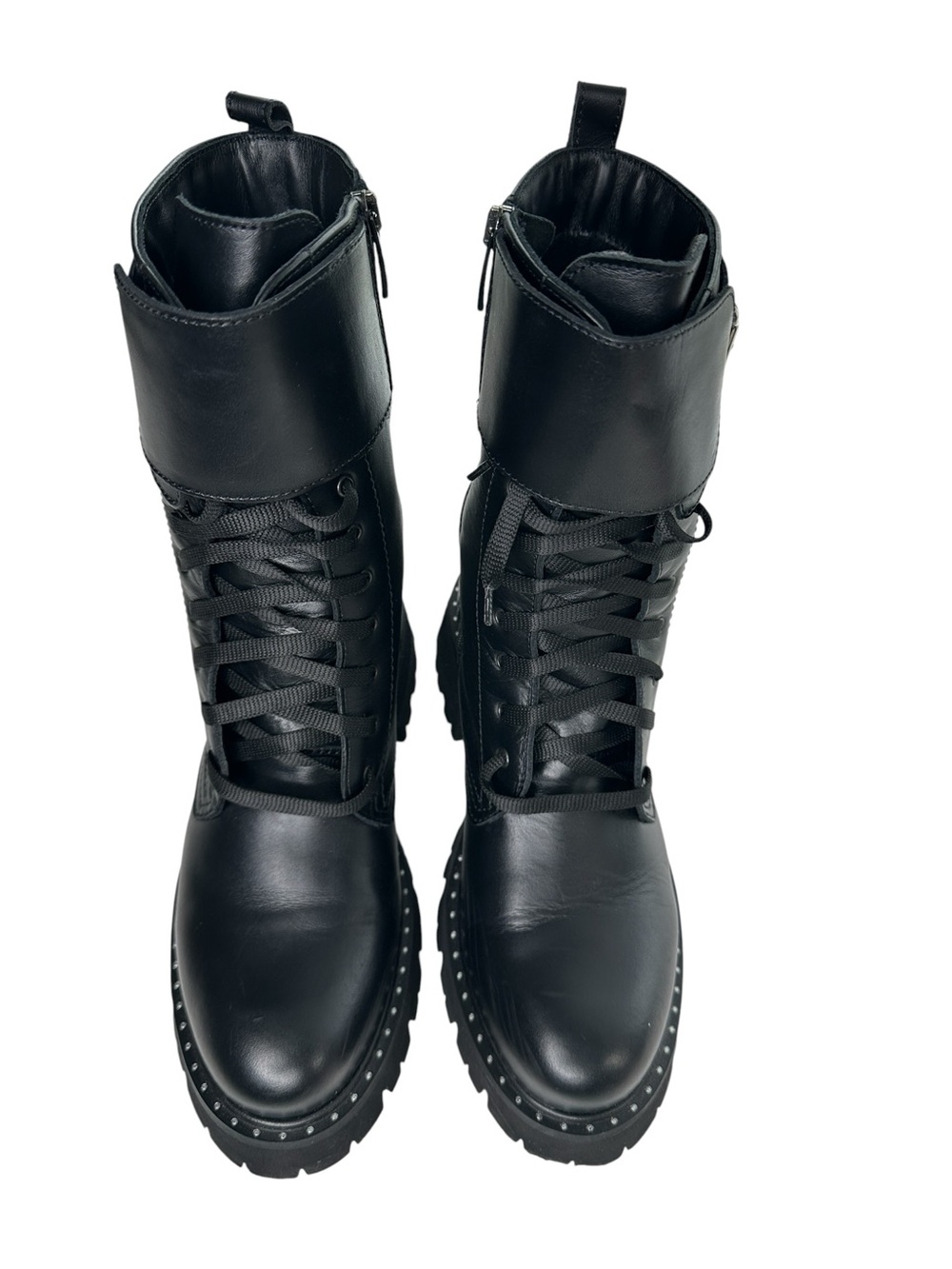 La Canadienne Women's Cody Lace Up Buckled Booties Black Sz: 8 - Picture 12 of 13